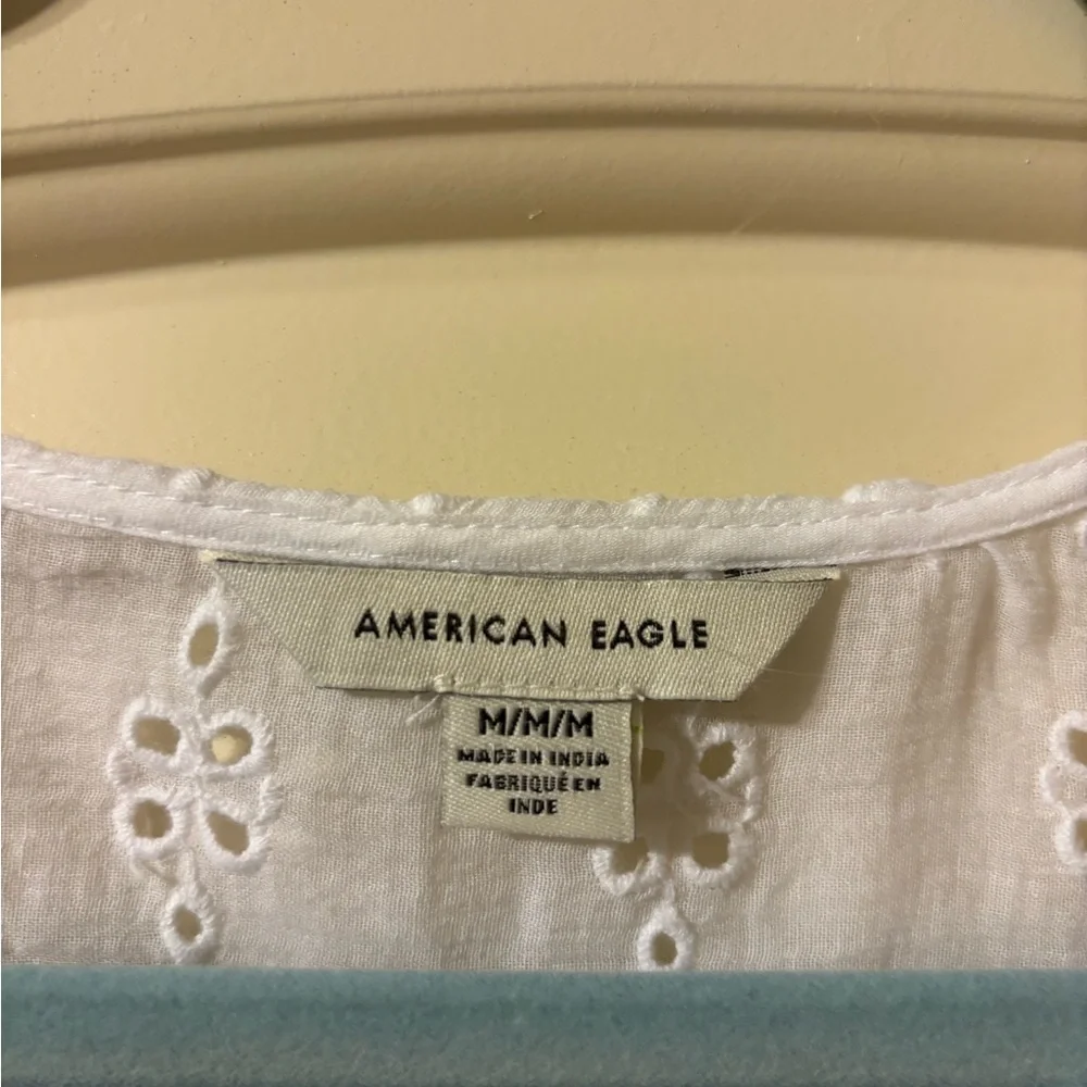 White Eyelet Blouse - Picture 4 of 6
